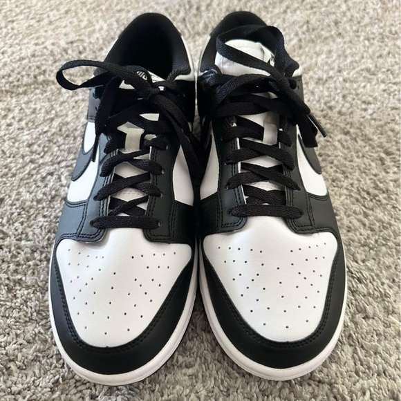 Black & White Nike Dunk Low Sneakers - Picture 3 of 7